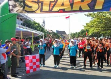 Siswa Madrasah Rajai Lomba Gerak Jalan Tingkat SLTP/MTs di Tiga Kecamatan