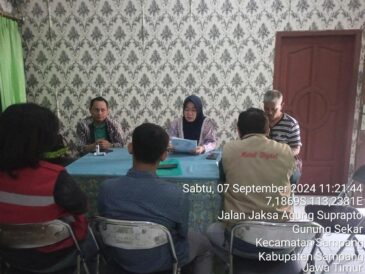 Pastikan Pembangunan Gedung PLHUT Sesusai Target, Kemenag Sampang Gelar Meeting Mingguan
