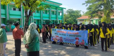 MTsN 1 Sampang Tanamkan Kesadaran Mitigasi Bencana Lewat Outing Class di BPBD